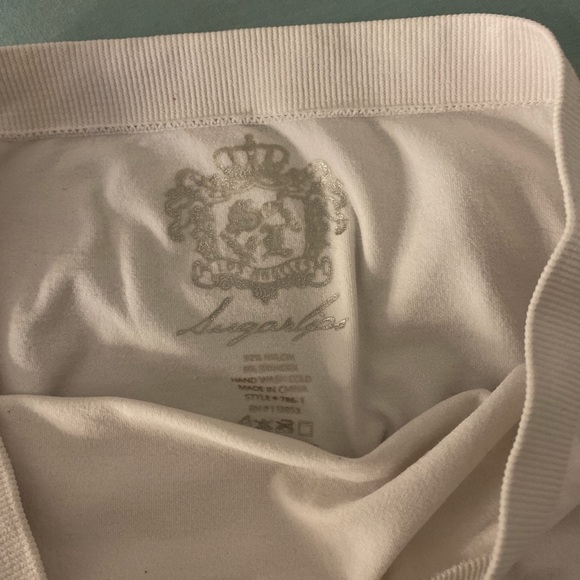 White nylon bandeau - Picture 3 of 3